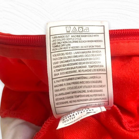 🚨2 for $35🚨 Puma Red & White 0-3M Boys Track Jacket - Picture 7 of 7